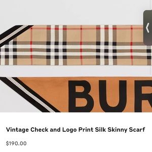 Burberry vintage scarf